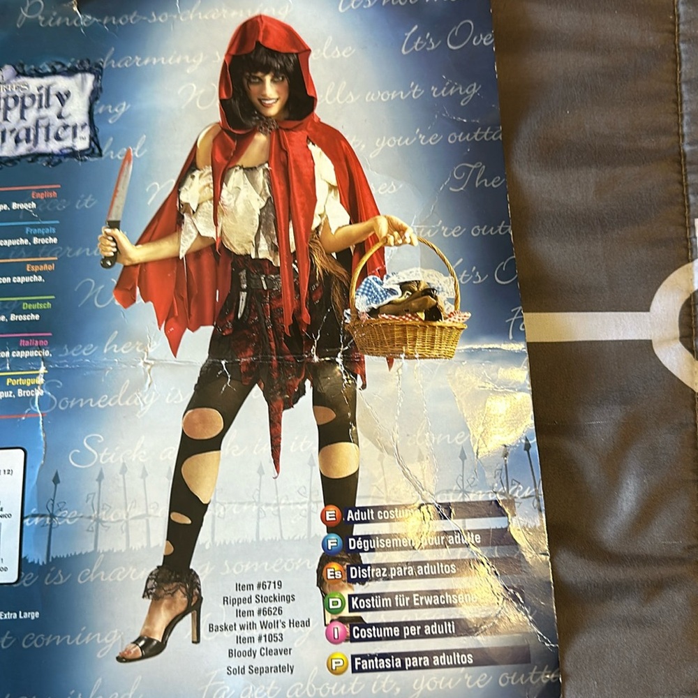 Halloween costume Lil Red Riding Hood